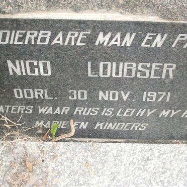 LOUBSER Nico -1971