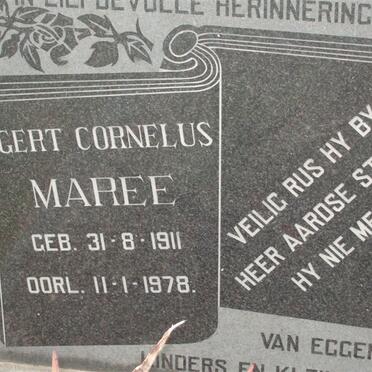 MAREE Gert Cornelius 1911-1978