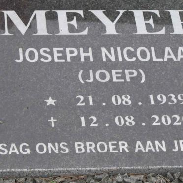 MEYER Joseph Nicolaas 1939-2020
