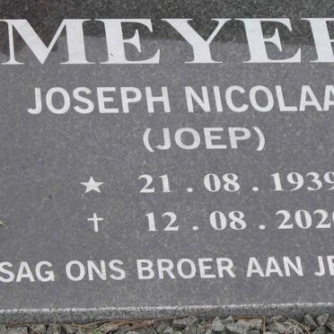 MEYER Joseph Nicolaas 1939-2020