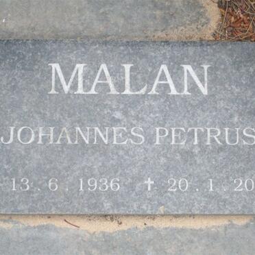 MALAN Johannes Petrus 1936-2003