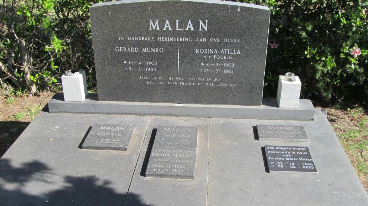 MALAN :: FOURIE :: LE ROUX :: HELLSTERN