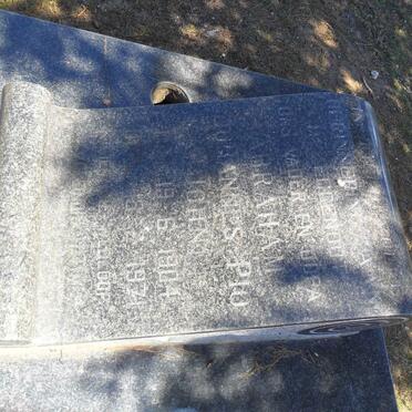 PIO Abraham Johannes 1904-1971 &amp; Isabella Helena Noeline ROBERTSON 1905-1993