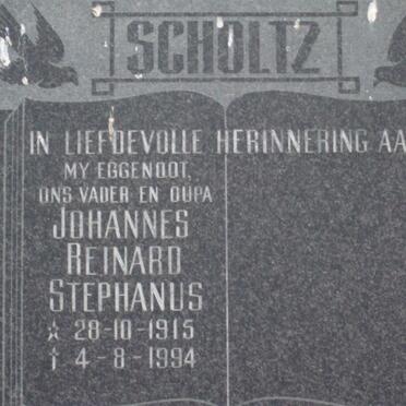 SCHOLTZ Johannes Reinard Stephanus 1915-1994