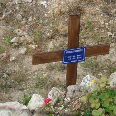 SCHEEPERS Maria 1943-2016