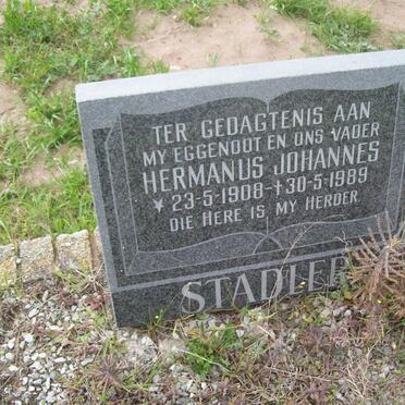 STADLER Hermanus Johannes 1908-1989