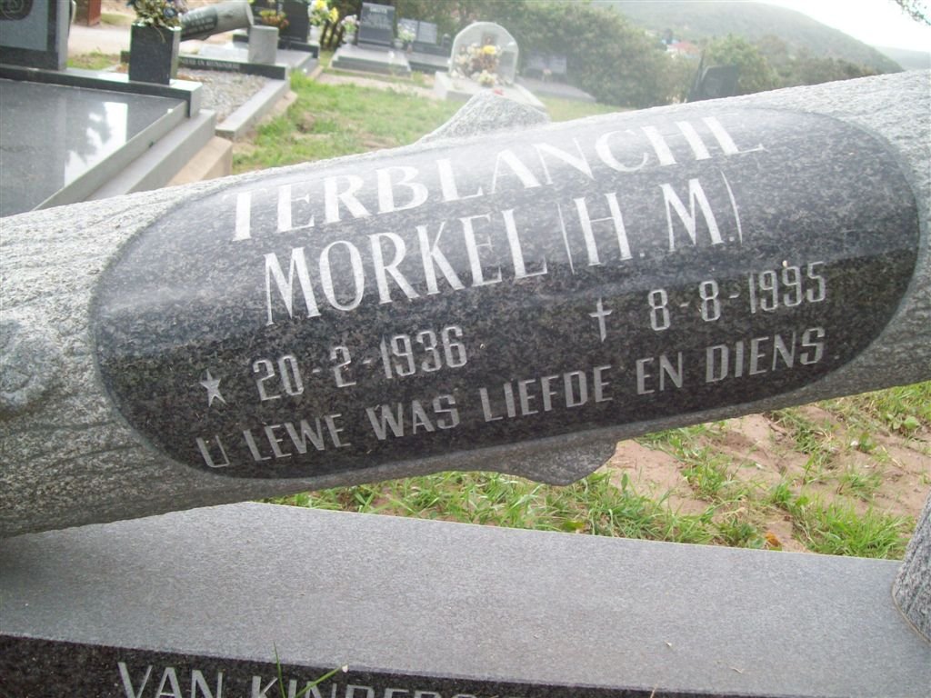 TERBLANCHE H.M. 1936-1995