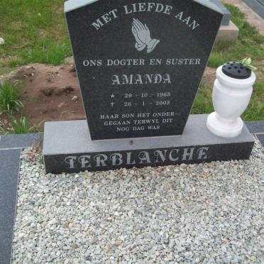 TERBLANCHE Amanda 1965-2003