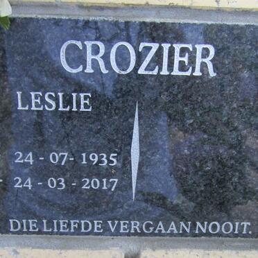 CROZIER Leslie 1935-2017