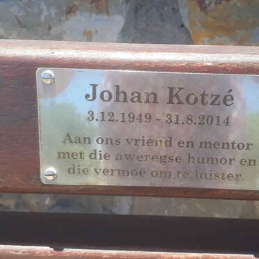 KOTZE Johan 1949-2014