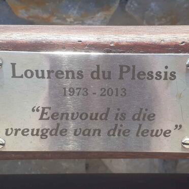 PLESSIS Lourens, du 1973-2013