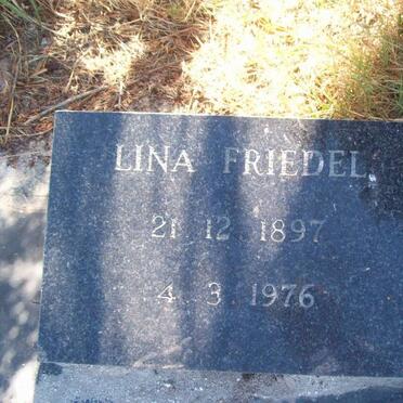 FRIEDEL Lina 1897-1976