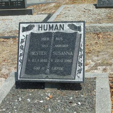 HUMAN Hester Susanna 1892-1980
