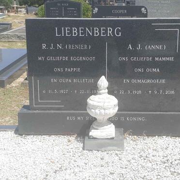 LIEBENBERG R.J.N. 1927-1985 &amp; A.J. 1928-2016