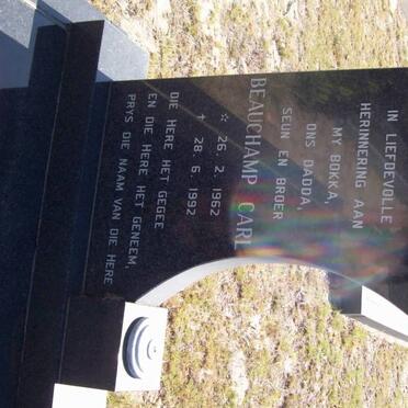 RETIEF Beauchamp Carl 1962-1992