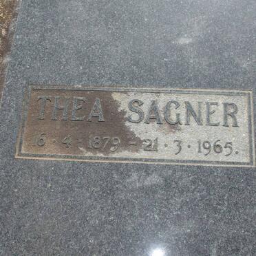 SAGNER Thea 1879-1965