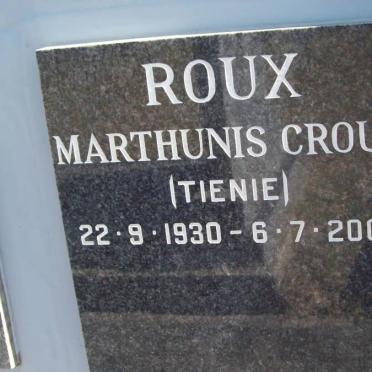 ROUX Marthunis Crous 1930-2006