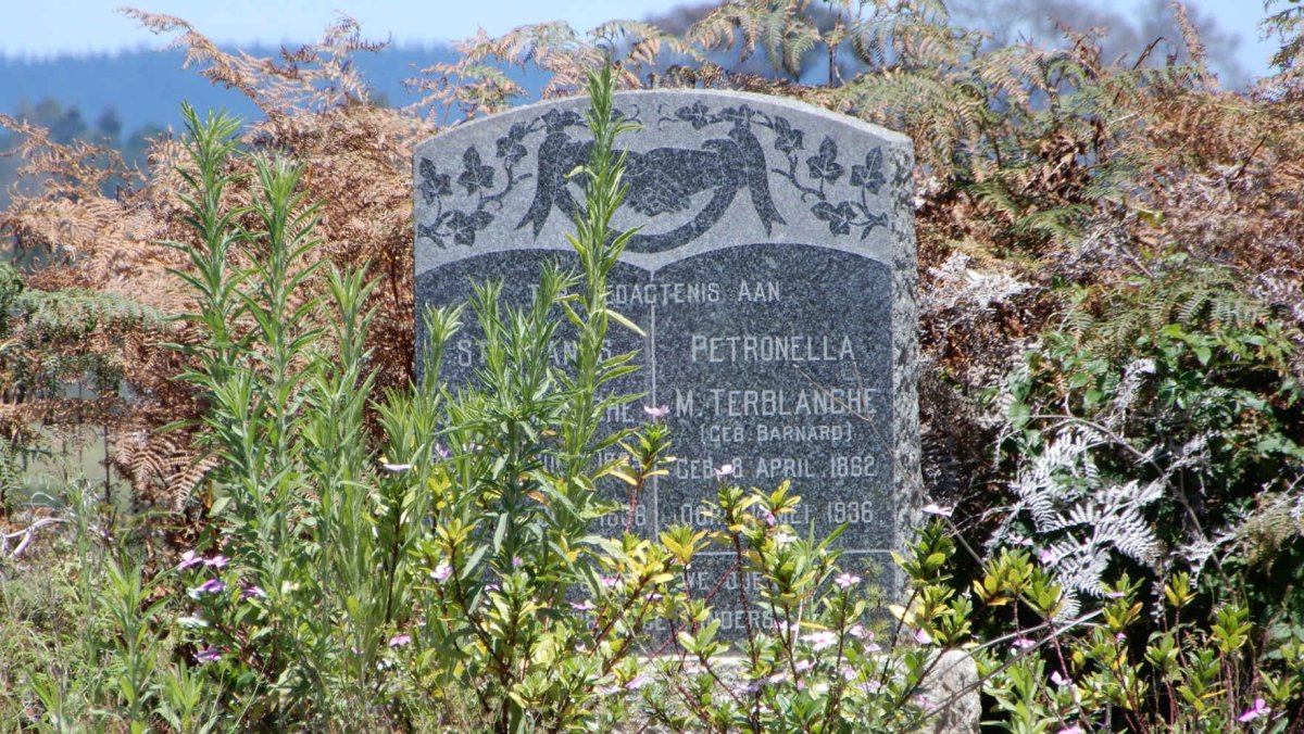 TERBLANCHE Stephanus Salomon Johannes Petrus 1852-1936 &amp; Petronella Maria Johanna BARNARD 1862-1936