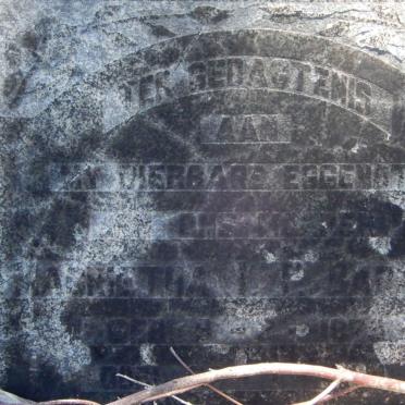 BARNARD Magrietha I. P. 18??-19??