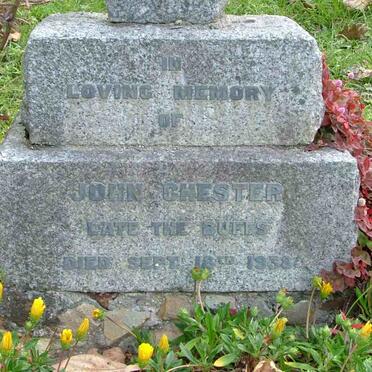 CHESTER John -1938