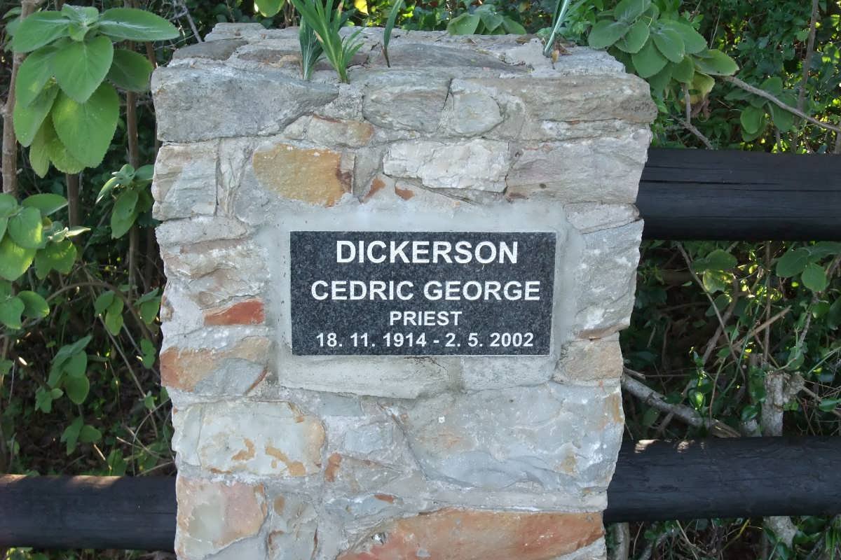 DICKERSON Cedric George 1914-2002