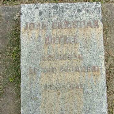 DUTHIE John Christian 1883-1941