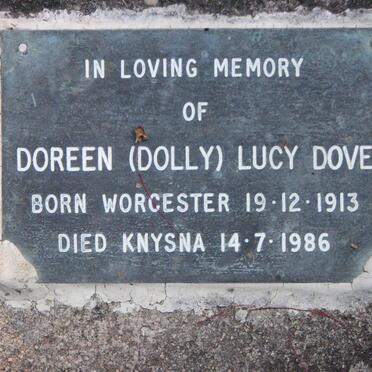 DOVE Doreen Lucy 1913-1986