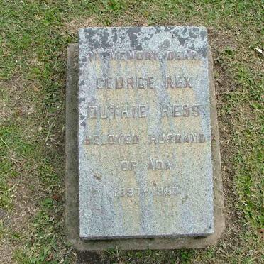 HESS George Rex Duthie 1897-1957