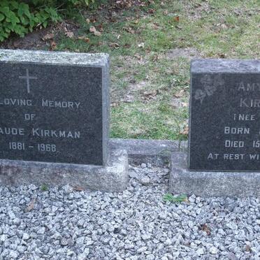 KIRKMAN Claude 1881-1968 &amp; Amy Irene THESEN 1882-1969