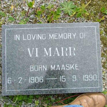 MARR Vi nee MAASKE 1906-1990