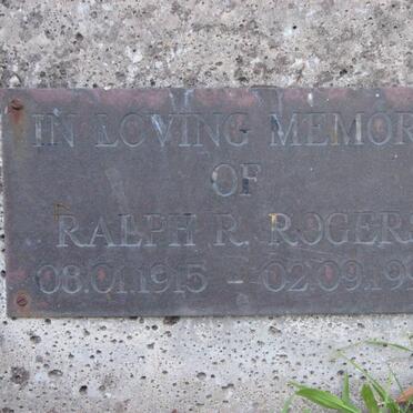ROGERS Ralph R. 1915-1999