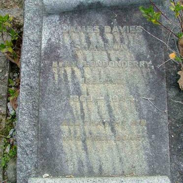 SHANNON James Davies 1869-1944
