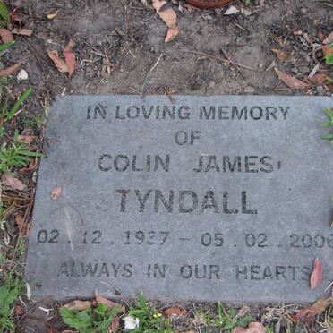 TYNDALL Colin James 1927-2006