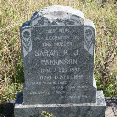 PARKINSON Sarah K.J. 1887-1959