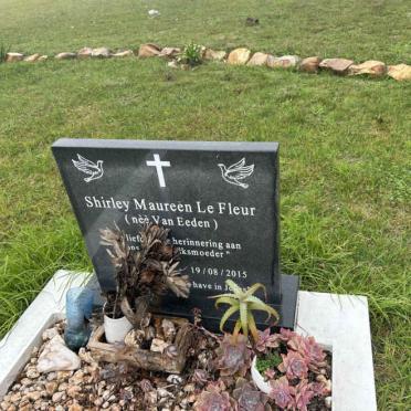 FLEUR Shirley Maureen, le nee VAN EEDEN 1938-2015