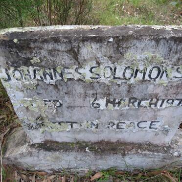 SOLOMONS Johannes -1972