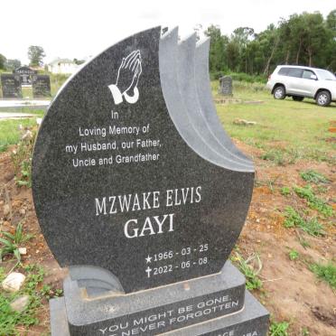 GAYI Mzwake Elvis 1966-2022