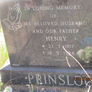 PRINSLOO Henry 1917-1988