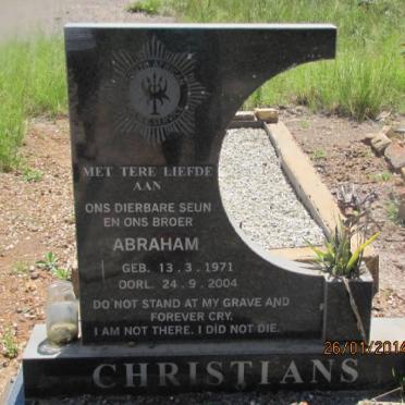 CHRISTIANS Abraham 1971-2004