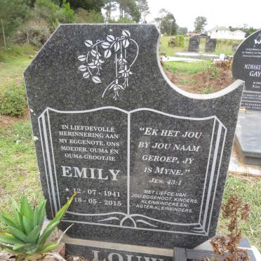 LOUW Emily 1941-2015
