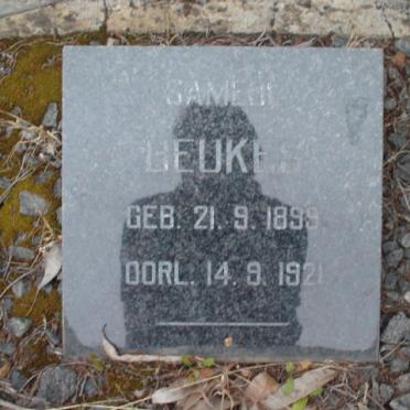 BEUKES Sameul 1899-1921