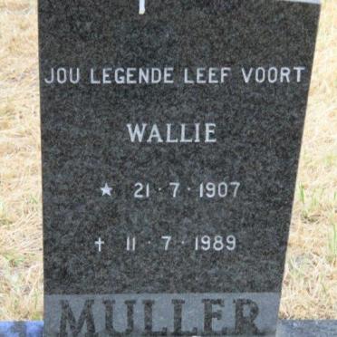 MULLER Wallie 1907-1989