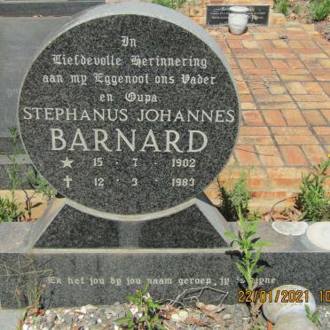 BARNARD Stephanus Johannes 1902-1983