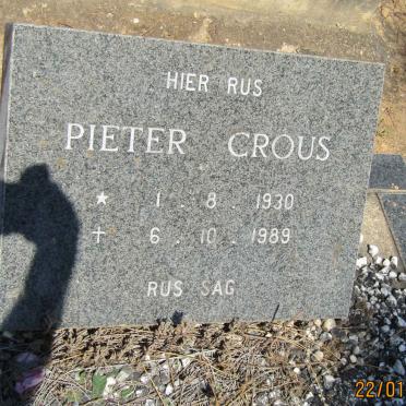 CROUS Pieter 1930-1989