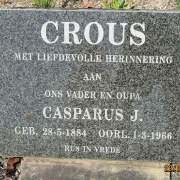 CROUS Casparus J. 1884-1966
