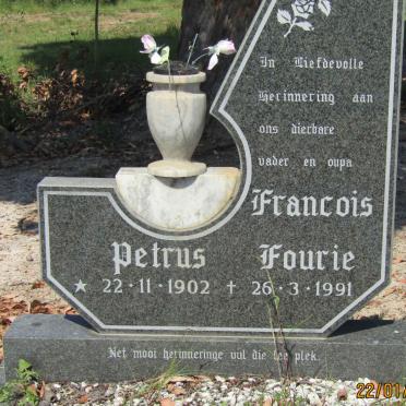 FOURIE Francois Petrus 1902-1991