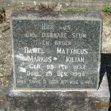KILIAN Daniel Mattheus Markus 1934-1954