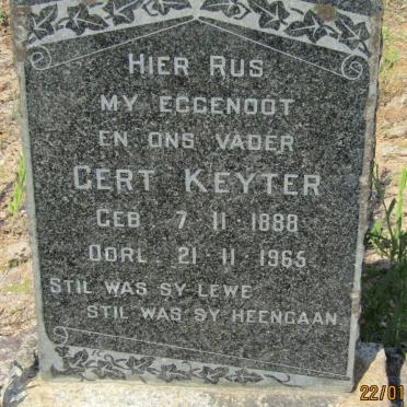 KEYTER Gert 1888-1965