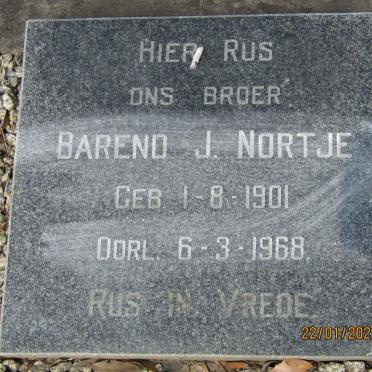 NORTJE Barend J. 1901-1968