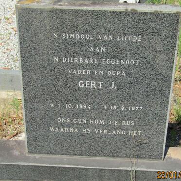 NEL Gert J. 1894-1977